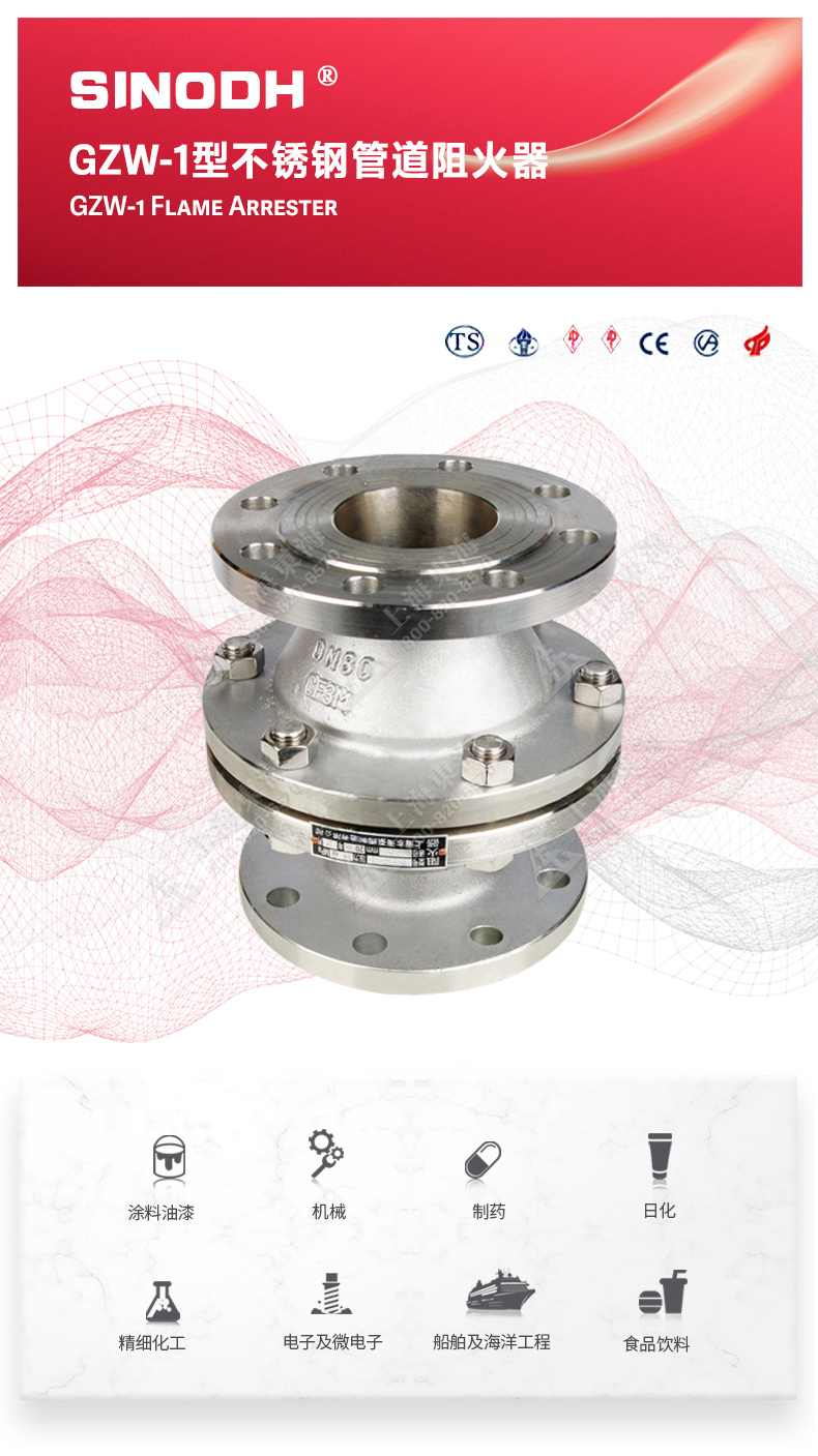GZW-1不锈钢管道阻火器_星空在线登录图片.jpg